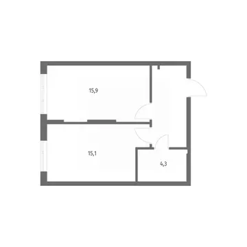 1-к кв. Калининградская область, Калининград пос. Лермонтовский, ул. ...