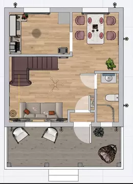 Дом в Ленинградская область, Никольское Тосненский район, Сокол-2 СНТ, ...