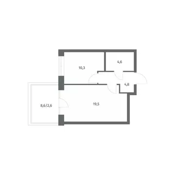 1-к кв. Ленинградская область, Ломоносовский район, Аннинское ...