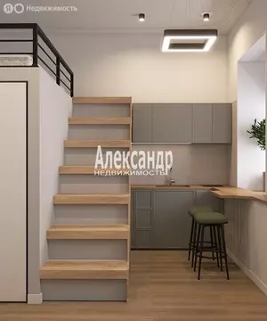 Квартира-студия: Санкт-Петербург, набережная реки Фонтанки, 56 (22 м)