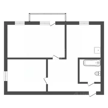 2-к кв. Амурская область, Благовещенск ул. Горького, 97/1 (42.4 м)
