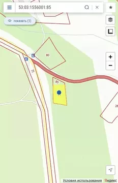 Участок в Новгородская область, Валдайский район, Яжелбицкое с/пос, д. ...