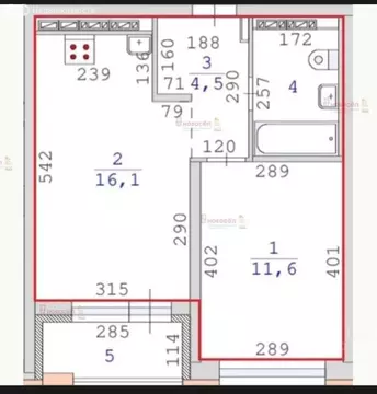 1-комнатная квартира: Екатеринбург, улица Николая Кичигина, 7 (38.8 м)