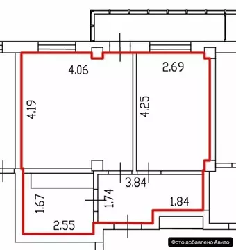 1-комнатная квартира: Тюмень, улица Валентины Трофимовой, 8 (38 м)