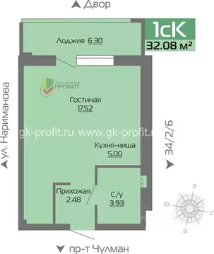1-к кв. Татарстан, Набережные Челны Новое Побережье жилой комплекс ...