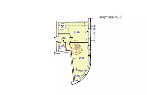 1-к кв. Удмуртия, Ижевск ул. Халтурина, 155 (53.5 м)