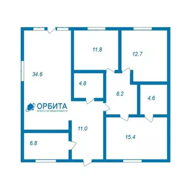 Дом в Тюменский муниципальный округ, деревня Решетникова (107 м)