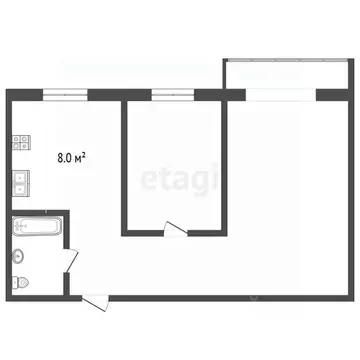 2-к кв. Марий Эл, Медведевский район, Руэмское с/пос, пос. Руэм ул. ...