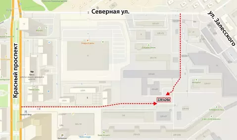 Склад в Новосибирская область, Новосибирск Красный просп., 220к20А ...