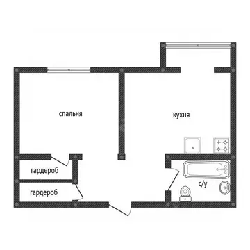 1-к кв. Башкортостан, Уфа ул. Степана Кувыкина, 16/1 (38.8 м)
