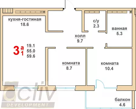 2-к кв. Свердловская область, Верхняя Пышма Гранд Успенский жилой ...