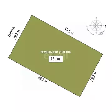 Участок в Крым, Кировский район, Журавское с/пос, с. Тутовка ул. Джами ...