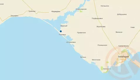 Участок в Крым, Сакский район, Штормовское с/пос, Садовник-2007 СНТ  ...