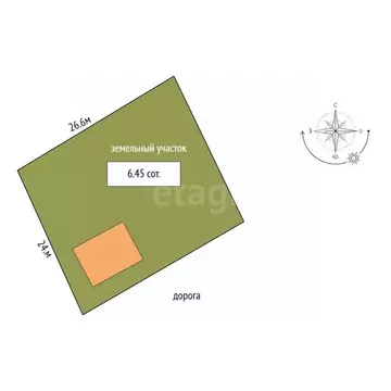 Дом в Крым, Симферопольский район, Трудовское с/пос, с. Строгоновка  ...