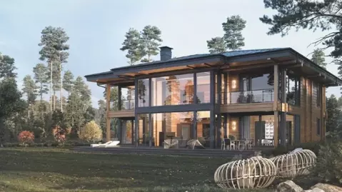 Коттедж в Московская область, Клин городской округ, Залесье кп  (550 ...