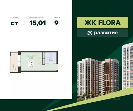 Студия Воронежская область, Воронеж ул. Ломоносова, 114Ю (15.01 м)