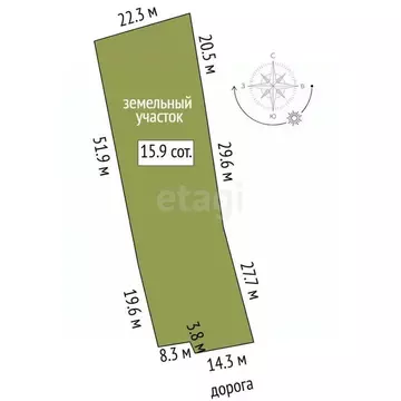 Участок в Тюменская область, Тюменский муниципальный округ, с. Княжево ...