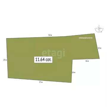 Участок в Алтайский край, Алтайский район, с. Нижнекаянча ул. Школьная ...