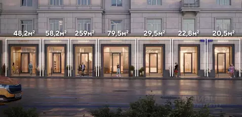 Помещение свободного назначения в Москва 1-я Тверская-Ямская ул., 11 ...