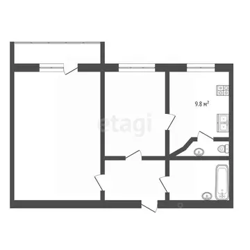 3-к кв. Липецкая область, Липецк ул. Героя России Эдуарда Белана, 8 ...