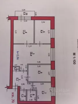 4-к кв. Башкортостан, Стерлитамак ул. Худайбердина, 76 (61.5 м)