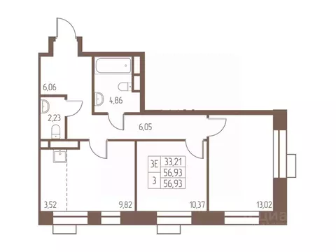 3-к кв. Московская область, Ивантеевка Пушкинский городской округ, ...