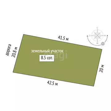 Участок в Тюмень, садовое товарищество Рябинка-2 (8 м)