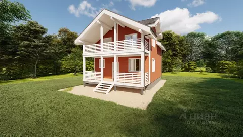 Коттедж в Нижегородская область, Нижний Новгород д. Малая Ельня,  (120 ...