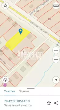Участок в Санкт-Петербург пос. Александровская, ш. Волхонское, 55 ...