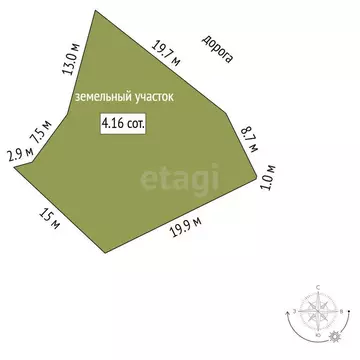 Дом в Бирск, Малокавказская улица (25.3 м)