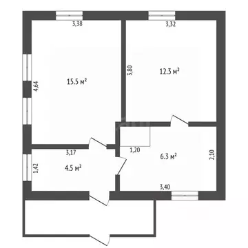 Дом в Амурская область, Благовещенский район, с. Чигири Первомайская ...