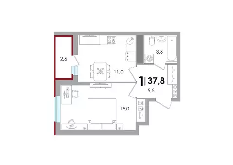 1-к кв. Тверская область, Калининский муниципальный округ, д. Батино ...