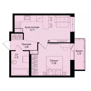 1-к кв. Ленинградская область, Всеволожский район, Заневское городское ...