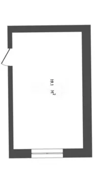 1к в -комнатной квартире (19.1 м)