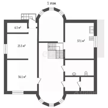 Дом в Тюменская область, Тюмень Вознесенская ул. (613 м)