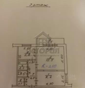 2-к кв. Красноярский край, Красноярск ул. Микуцкого, 6 (40.7 м)