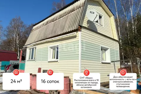 Дом в Хабаровский край, Хабаровский район, Вера СТ 11 (24 м)