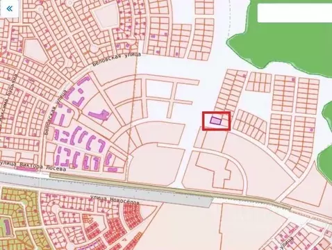 Участок в Белгородская область, Белгород ул. Виктора Лосева (17.27 ...