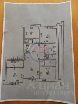 5-к кв. Москва Тверская ул., 28к2 (167.9 м)