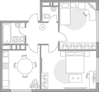 2-к кв. Московская область, Долгопрудный Гранитный мкр, Бригантина ...
