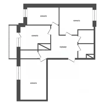 3-к кв. Воронежская область, Воронеж бул. Олимпийский, 6 (85.4 м)