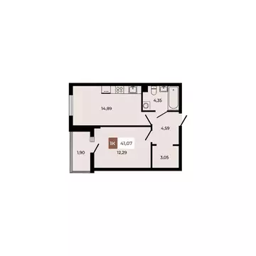 1-к кв. Ростовская область, Аксайский район, Щепкинское с/пос, пос. ...