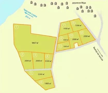 Участок в Псковская область, Гдовский район, Спицинская волость, д. ...