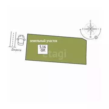 Участок в Свердловская область, Нижний Тагил Елочка-1 СТ, 163 (5.16 ...