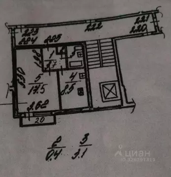 Квартира, 1 комната, 33.2 м