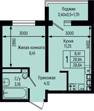 1-к кв. Краснодарский край, Туапсинский муниципальный округ, с. Небуг ...