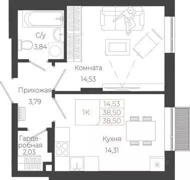 1-к кв. Алтай, Майминский район, с. Майма ул. Энергетиков (38.5 м)
