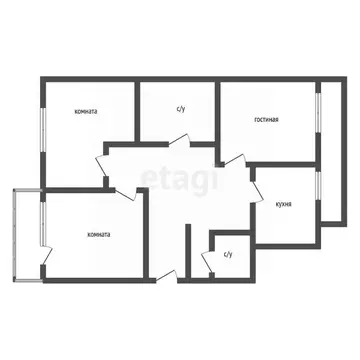 3-к кв. Бурятия, Улан-Удэ ул. Шаляпина, 5А (69.1 м)