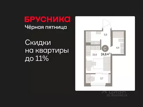 Студия Курганская область, Курган Центральный жилрайон, Дом Кино жилой ...