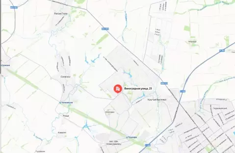 Участок в Тамбовская область, Тамбов ул. Виноградная, 23 (7.5 сот.)